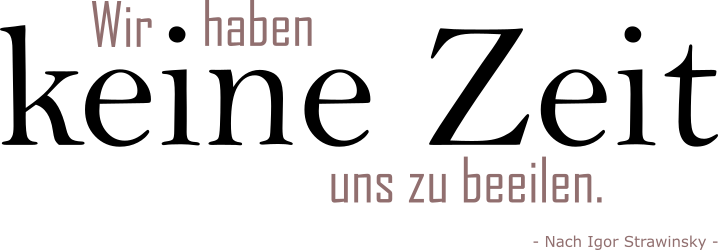 Wenn wir Zeit für dies finden dann soll es so sein.